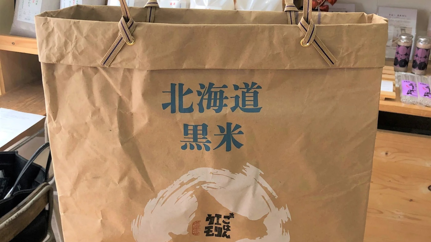 北海道旭川大雪山｜水源下的稻米及綠能米袋環保提包手作