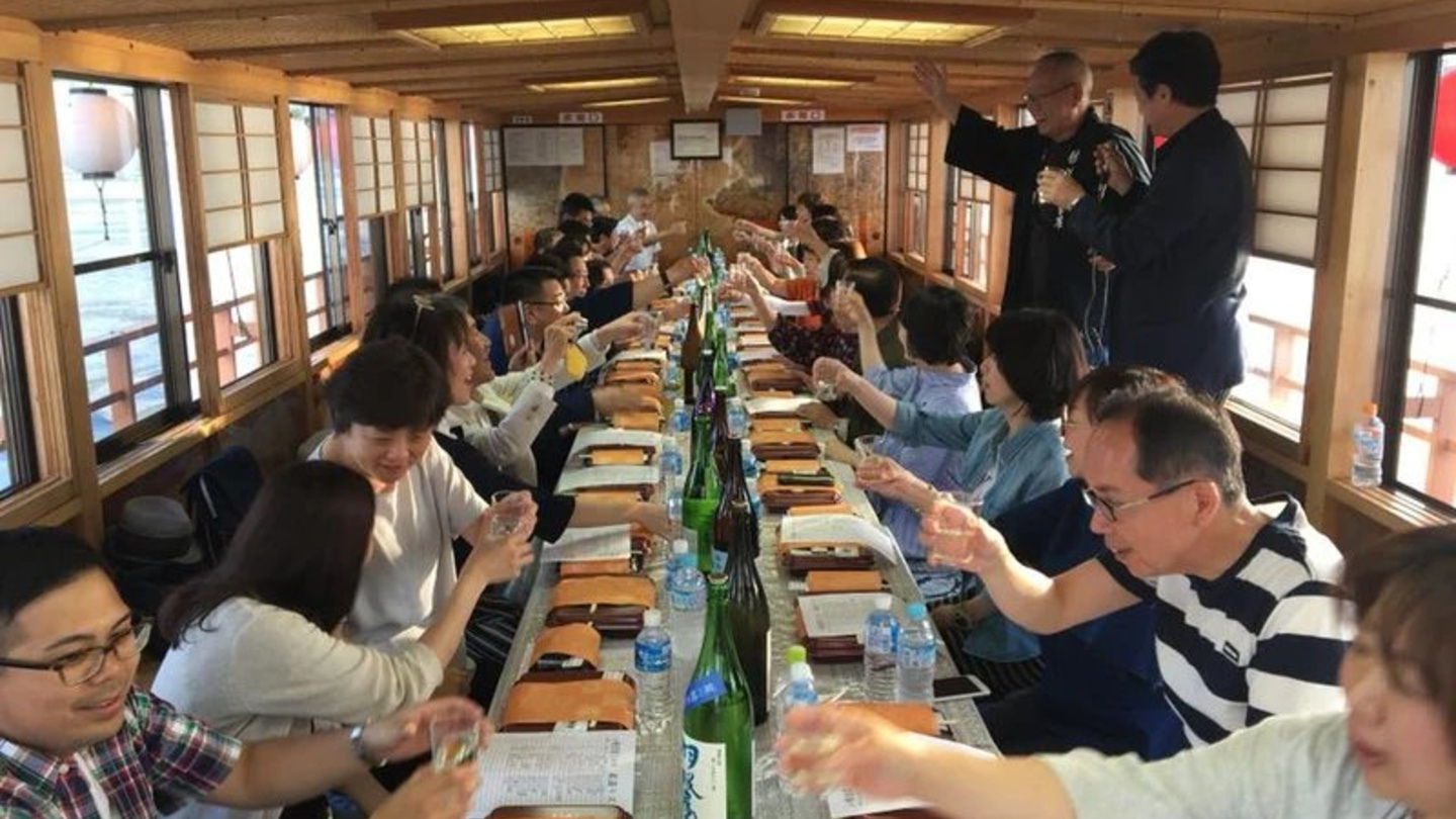 北海道小樽｜夏季限定不醉不歸清酒屋形船